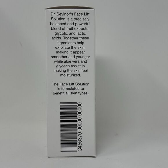 Dr Sevinor Face Lift Solution Toner Anti Aging Firms Tightens Wrinkles New 4 oz - Picture 8 of 8